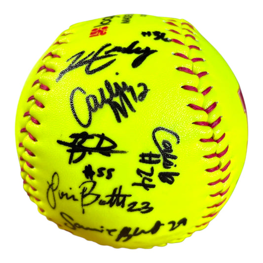 Nebraska Cornhuskers 2027 Softball Team Signed Husker Softball without Coach Rhonda