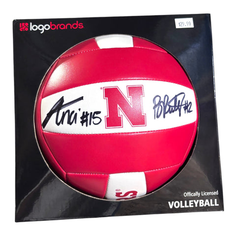 Andi Jackson & Bergan Reilly Signed Nebraska Cornhuskers Volleyball