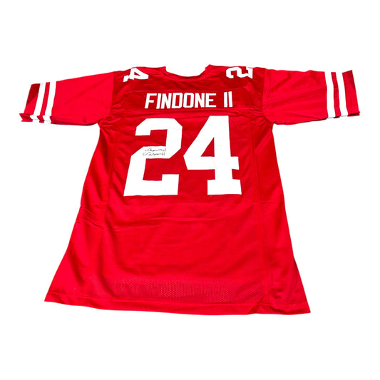 Thomas Fidone II #24 Nebraska Football Signed Custom Husker Jersey