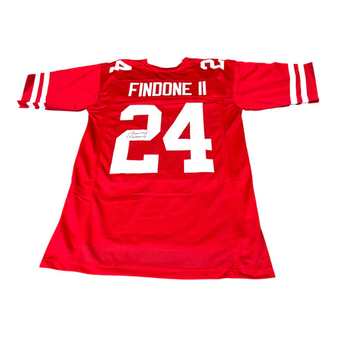 Thomas Fidone II #24 Nebraska Football Signed Custom Husker Jersey