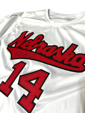 Ally Batenhorst #14 Nebraska Volleyball Husker Power Custom Volleyball Jersey