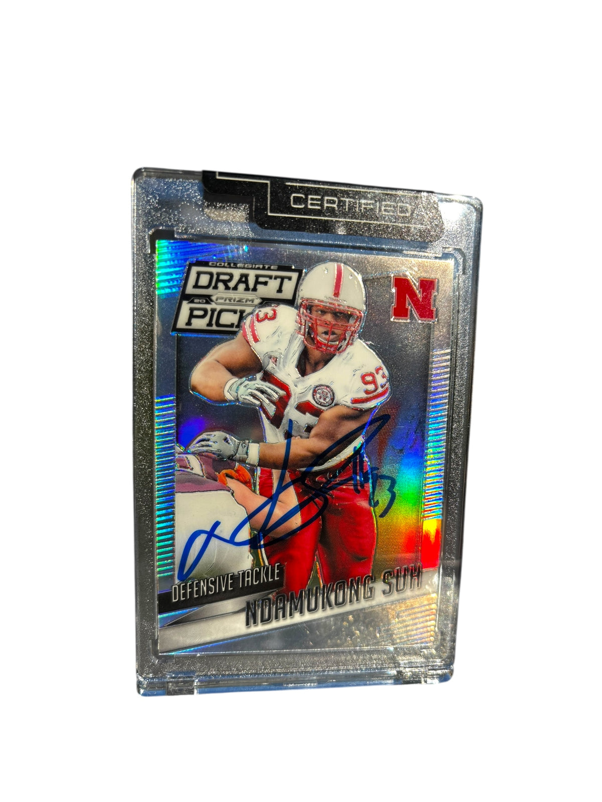 Ndamukong Suh #93 Nebraska Cornhuskers Football Refractor Draft Pick
