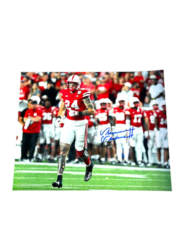 Thomas Fidone II #24 Nebraska Cornhuskers Football Signed Home Game Photo