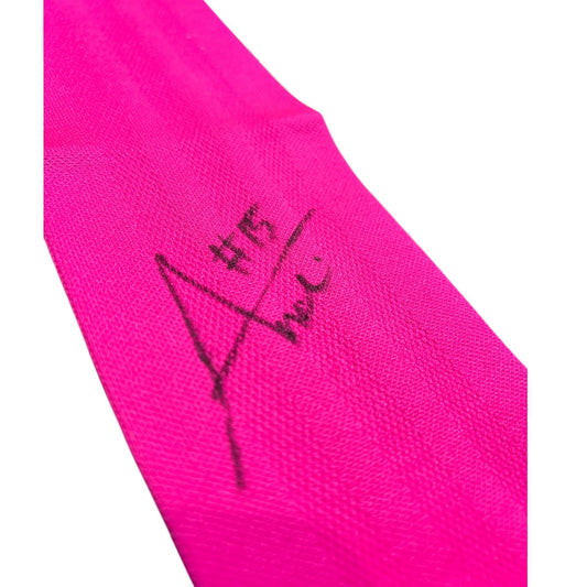 2025 Nebraska Cornhusker Volleyball Signed By Andi Jackson Adidas Pink Out Arm Sleeve