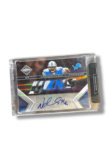 Ndamukong Suh #93 Nebraska Cornhusker Football Signatures PSA Patch Card