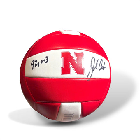 John Cook Nebraska Volleyball Signed Dream Big 4x National Champs 92,003 World Record