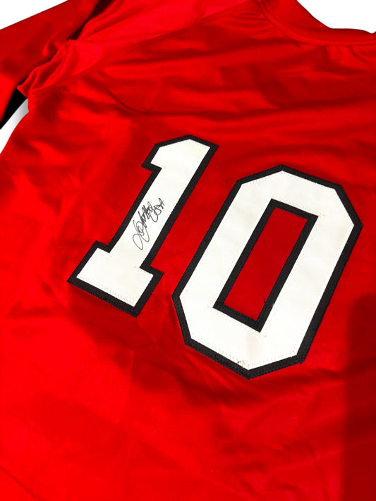 Jordan Larson #10 Nebraska Cornhuskers Volleyball Signed Jersey