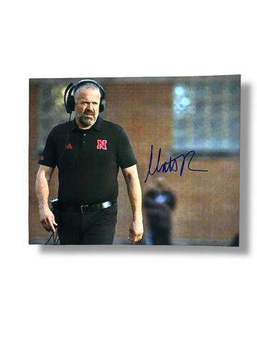 Matt Rhule Nebraska Cornhusker Football Signed 8x10