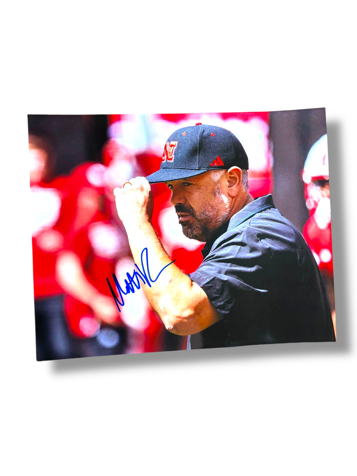 Matt Rhule Nebraska Cornhusker Football Signed 8x10