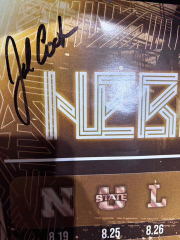 2024 Nebraska Cornhusker Volleyball Team Signed Husker Volleyball Poster JOHN COOK FINAL SEASON