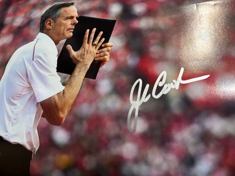 John Cook Nebraska Cornhusker Volleyball Signed 16x20