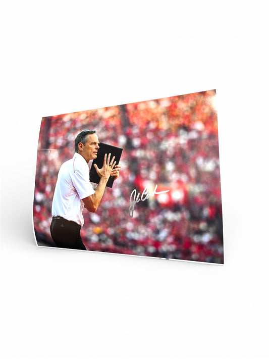 John Cook Nebraska Cornhusker Volleyball Signed 16x20