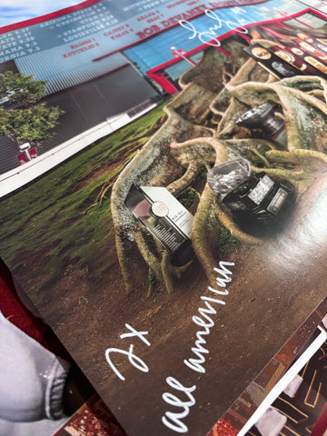 Lexi Sun #11 Nebraska Cornhusker Volleyball Signed Husker Stat Poster