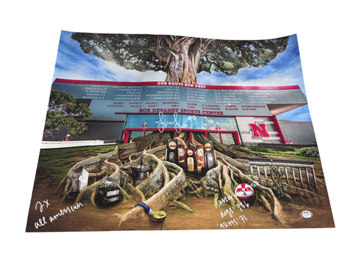 Lexi Sun #11 Nebraska Cornhusker Volleyball Signed Husker Stat Poster