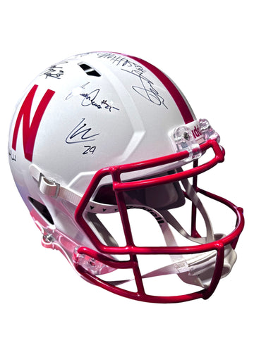 2025 Nebraska Football Full Size Team Signed Helmet