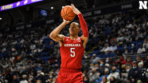 Bryce McGowens #5 Nebraska Cornhusker Basketball Custom Jersey