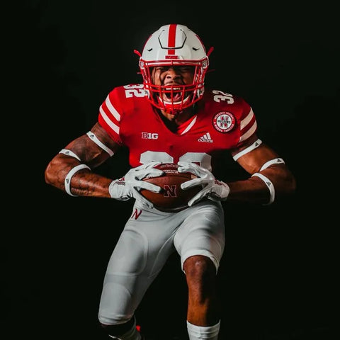 Ochaun Mathis # 32 Nebraska Cornhusker Custom Jersey PSA Certified