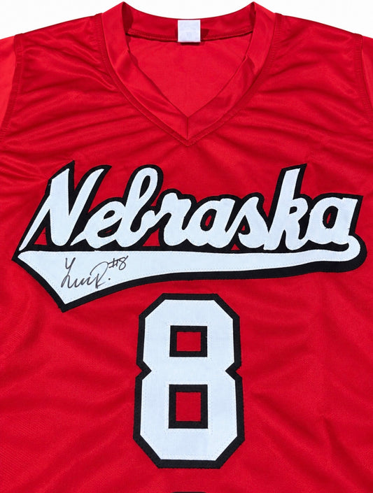 Lexi Rodriguez #8 Nebraska Cornhuskers Volleyball Red Custom Jersey Autographed