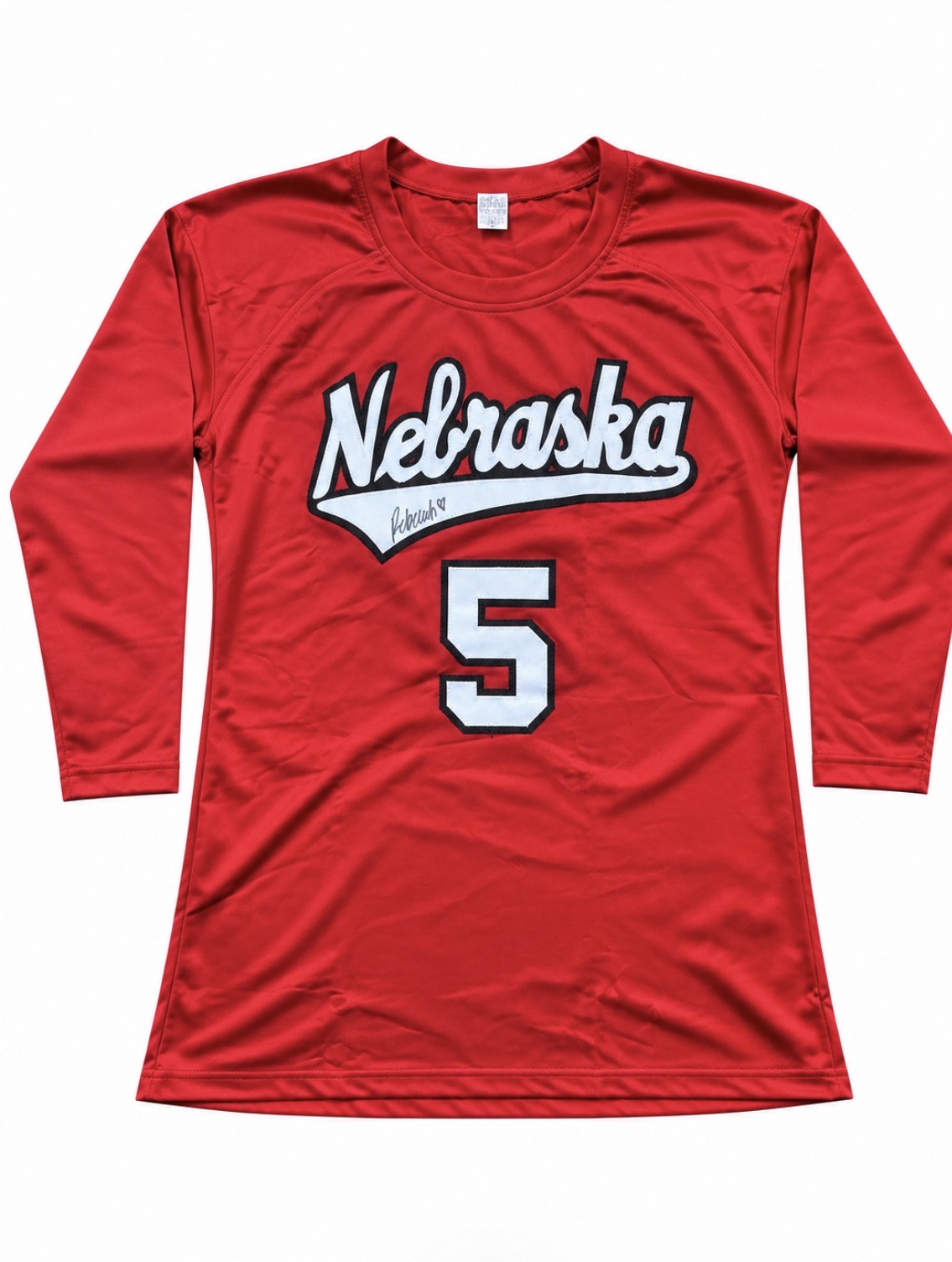 Rebekah Allick #5 Nebraska Cornhusker Volleyball Husker Custom Red Volleyball Jersey