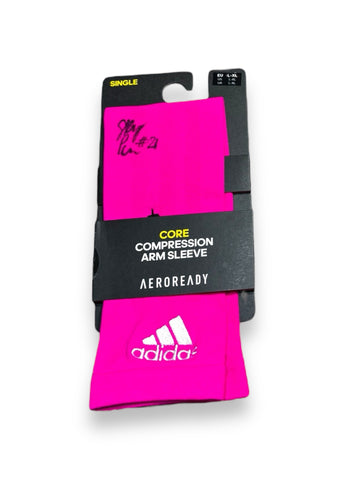 2024 Nebraska Cornhusker Team Signed Volleyball Autographed Adidas Pink Out Arm Sleeve Skyler Pierce