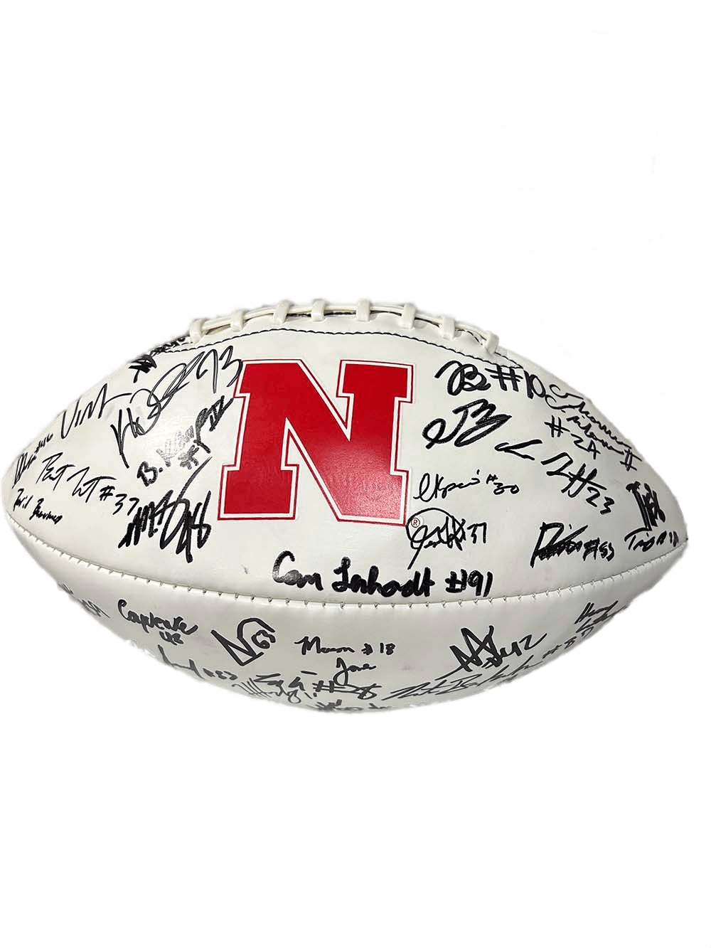 2023 2024 Nebraska Football Team Signed Football Heinrich Haarberg 2023-2024-nebraska-football-team-signed-football-heinrich-haarberg