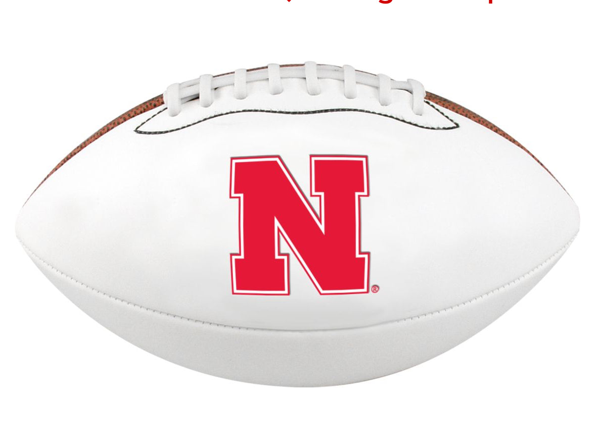 Rahmir Johnson #14 Nebraska Cornhusker Signed Husker Football