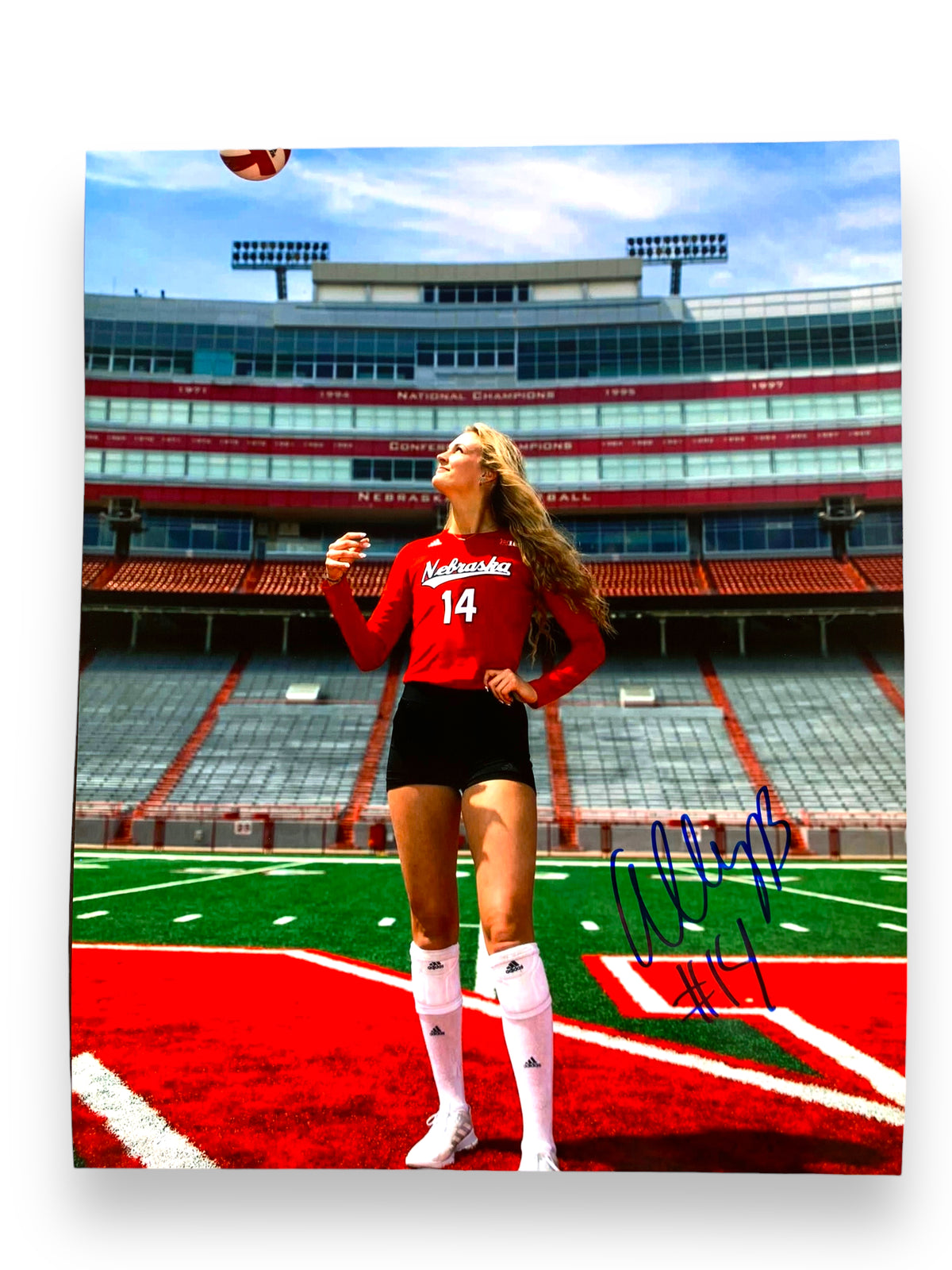 Ally Batenhorst #14 Nebraska Volleyball  8x10