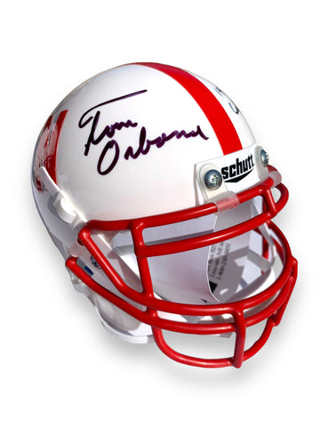 Tom Osborne PSA Certified Nebraska Football Mini Helmet Nebraska Football