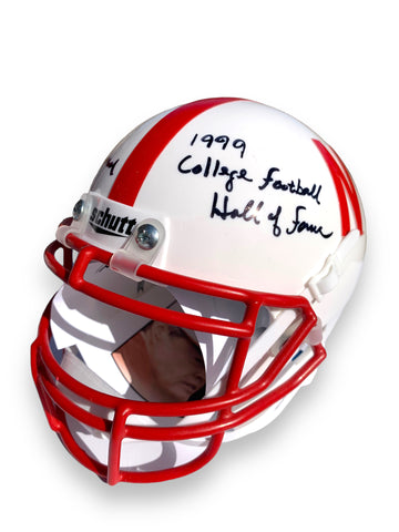 Tom Osborne PSA Certified Nebraska Football Mini Helmet Nebraska Football