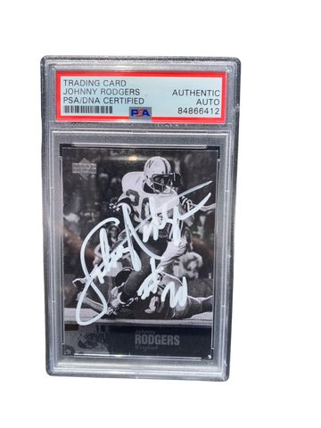 Johnny Rodgers NEBRASKA CORNHUSKERS Upper Deck Signed Card