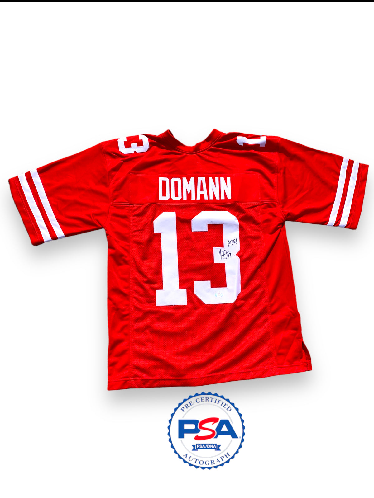 Jojo Domann #13 Signed Custom Husker Jersey PSA Certified