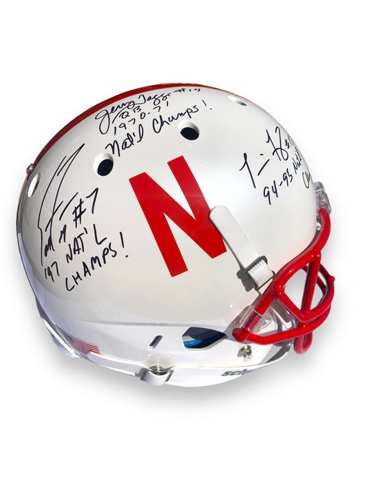 Nebraska Cornhusker Quarterbacks National Championship Full Size Nebraska Football Helmet