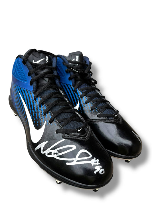 Ndamukong Suh #93 Nebraska Cornhuskers Football 2010 NFL Rookie Season Team Issued Cleats