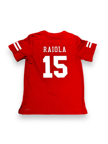 Dylan Raiola #15 Nebraska Cornhusker Official licensed Adidas Football Jersey