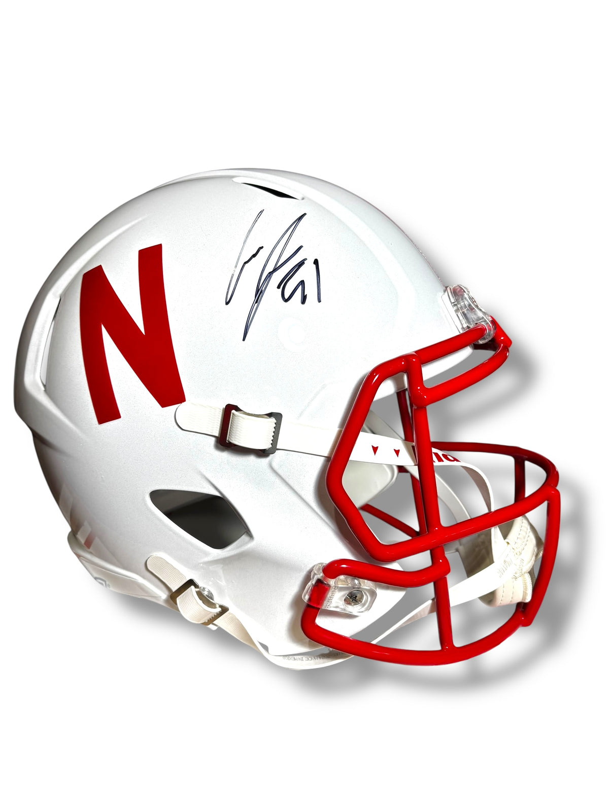 Cam Jurgens #51 Signed Nebraska Cornhuskers Full Size Helmet