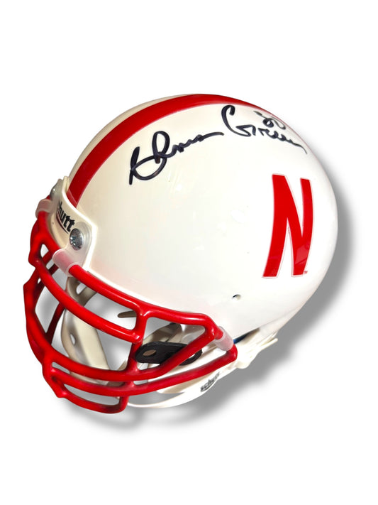 Ahman Green#30 & Scott Frost Nebraska Corhnusker Special Edition Signed Husker Combo Mini Helmet