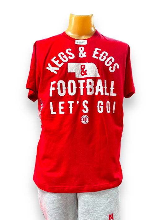 Nebraska Cornhusker Kegs & Eggs Football Shirt