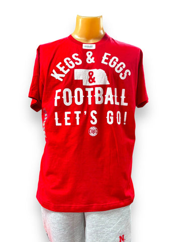 Nebraska Cornhusker Kegs & Eggs Football Shirt