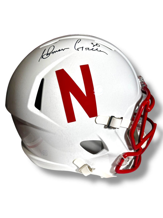 Ahman Green #30 Nebraska Corhuskers Full Size Football Helmet Signed