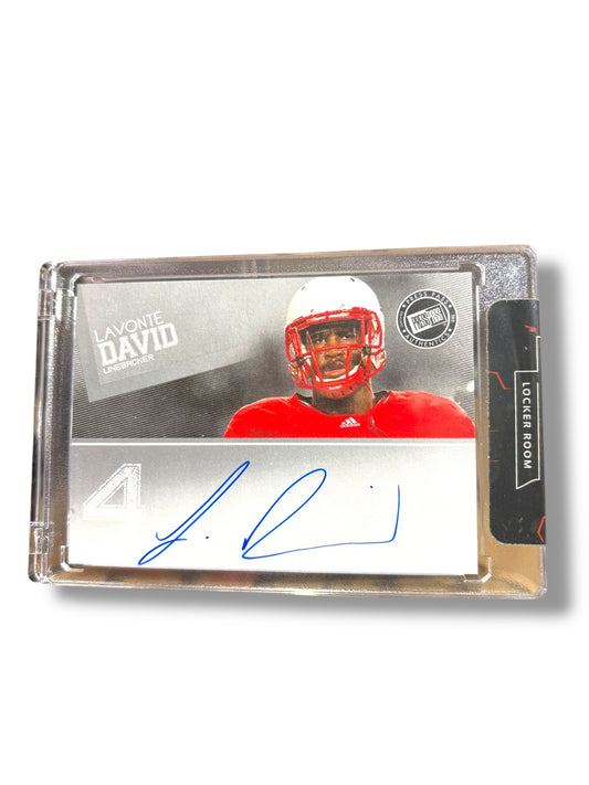 Lavonte David #4 Nebraska Cornhuskers Rookie Football Card