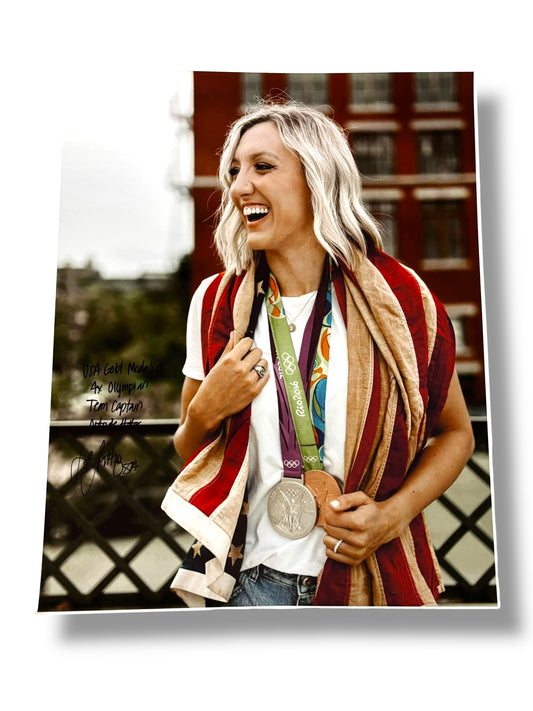 Jordan Larson Nebraska Cornhusker Volleyball Signed 16x20 Certified