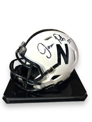 Nebraska Blackshirts Signed Mini Helmet Jason & Christian Peter