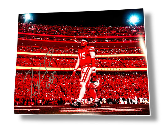 Dylan Raiola #15 Nebraska Cornhuskers Football Signed 16x20
