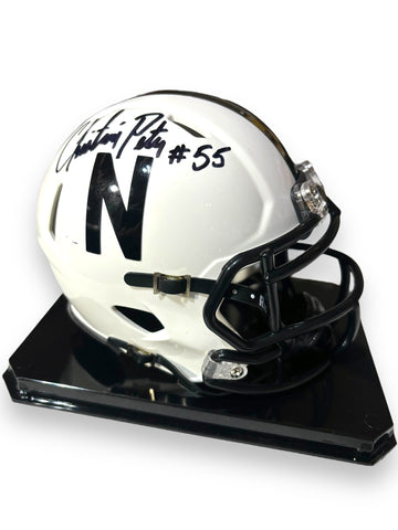 Nebraska Blackshirts Signed Mini Helmet Jason & Christian Peter