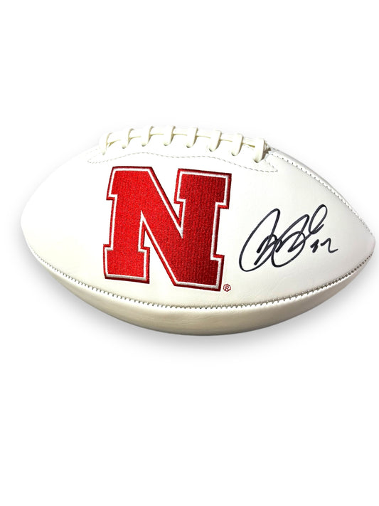 Rex Burkhead #22 Nebraska Cornhusker Signed Full Size Football