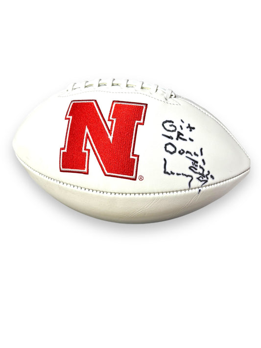 Larry The Cable Guy Signed Full Size Nebraska Football PSA Certified