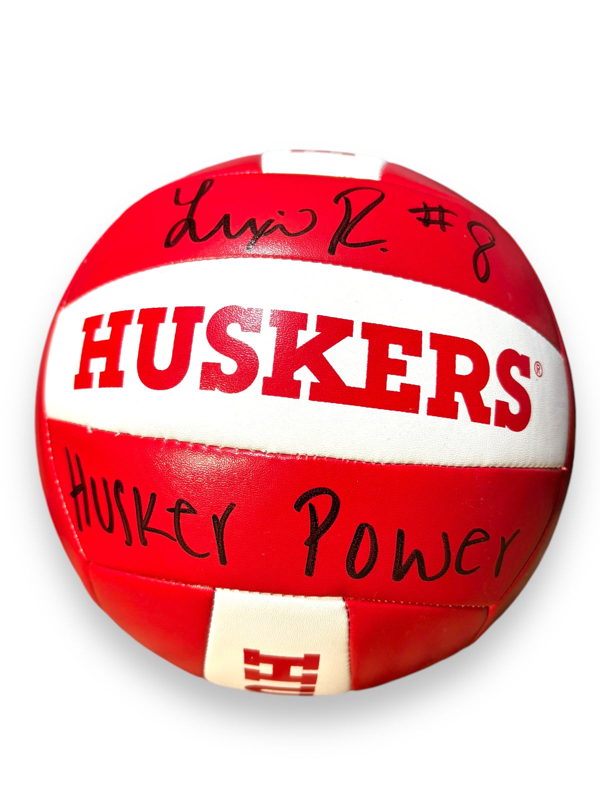 Lexi Rodriguez #8 Nebraska Volleyball Signed Husker Power Exclusive Volleyball