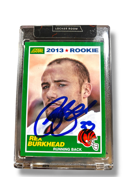 Rex Burkhead #22 Nebraska Cornhusker Football Autographed 2013 Rookie Card