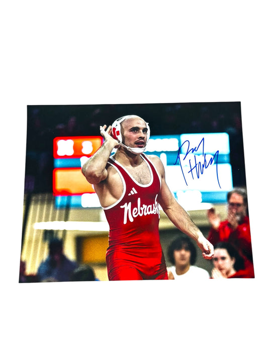Brock Hardy Nebraska Cornhuskers Wrestling Signed 8x10