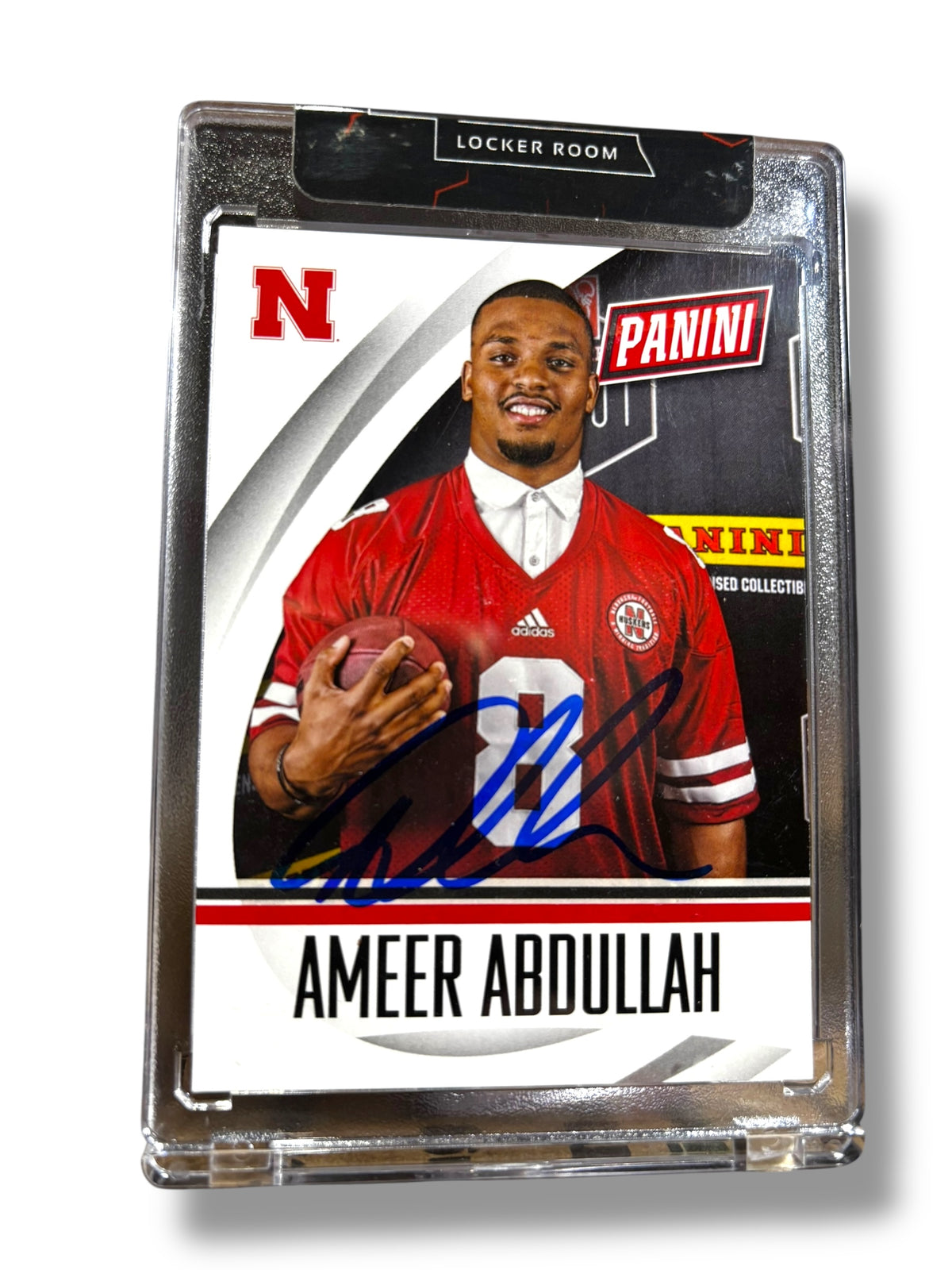 Ameer Abdullah #8 Nebraska Cornhusker Football Autographed Rookie Card